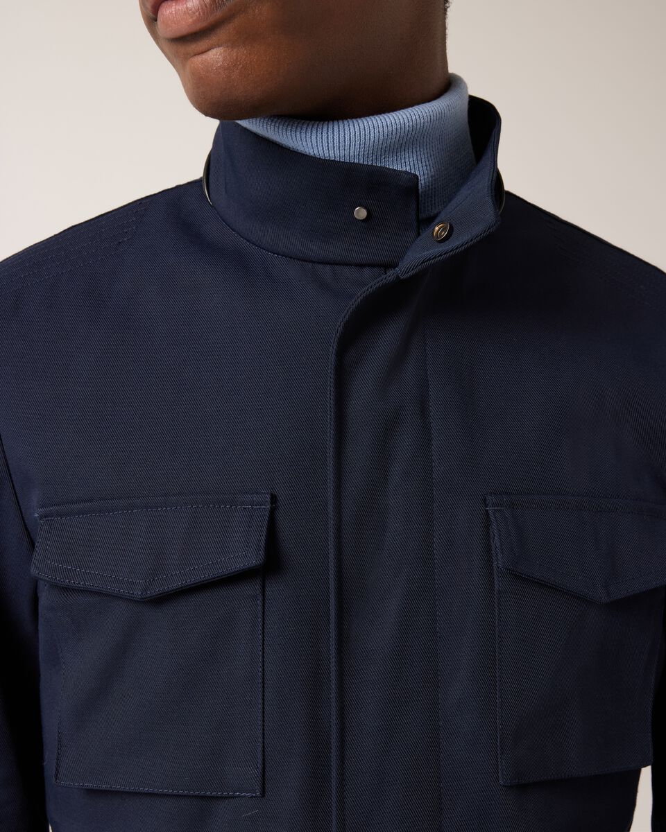 4 Pocket Utility Tech Jacket, Navy, hi-res